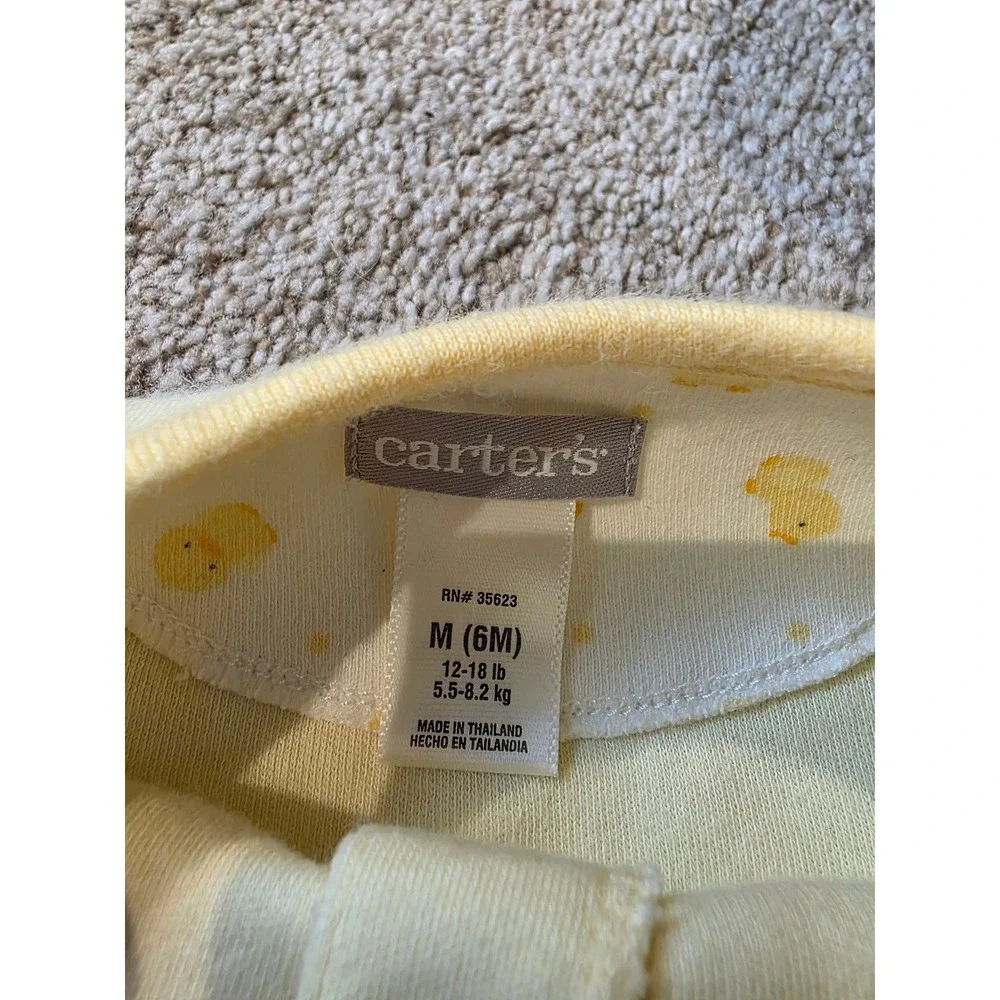 Vintage Carter's‎ 3 piece Infant 3-6 months Yellow Duck Bundle